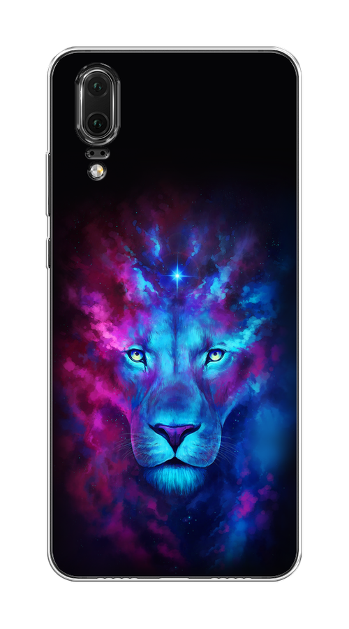 

Чехол Awog на Huawei P20 "Космический лев", Голубой, 64350-1