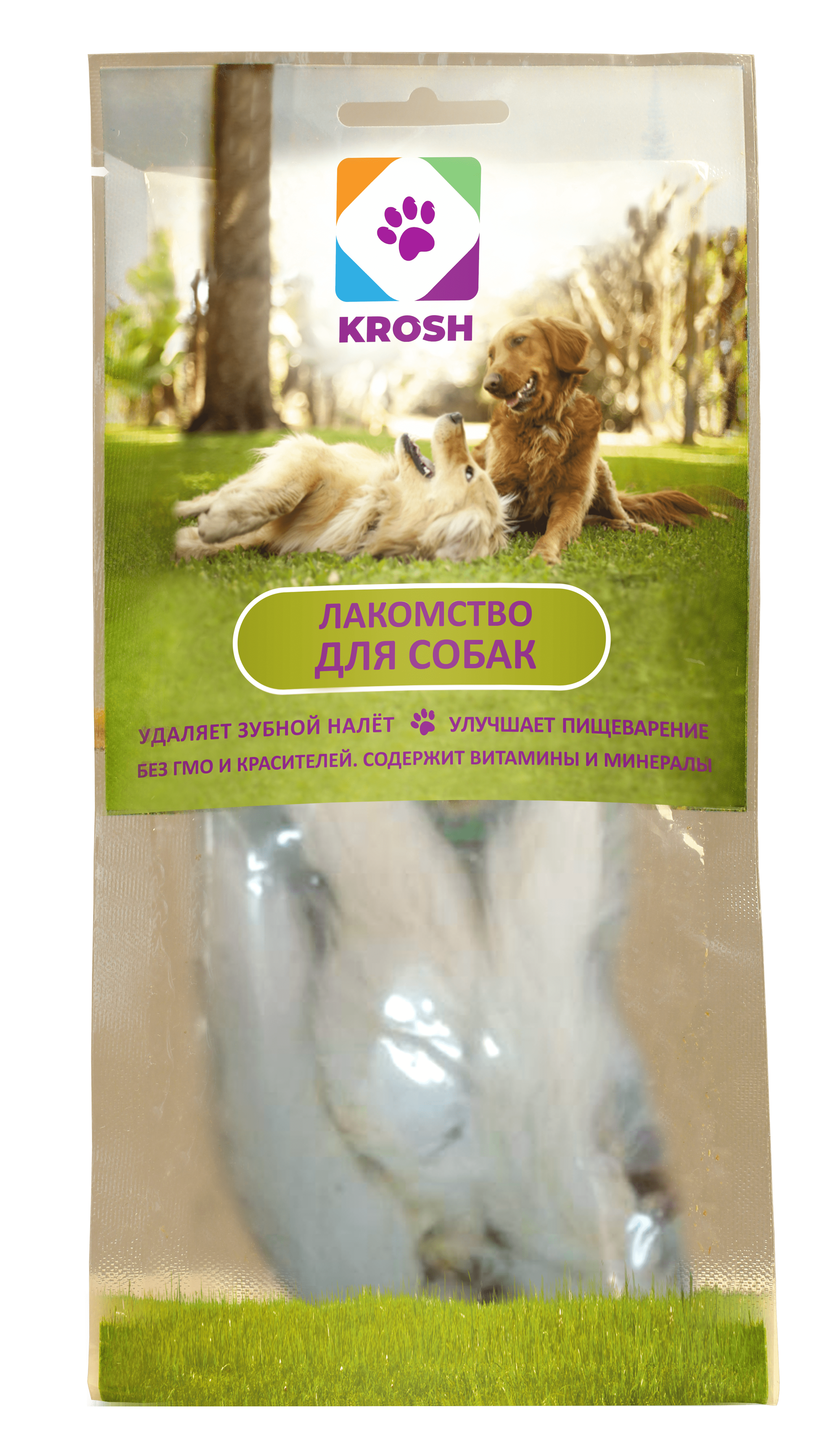 фото Лакомство для собак krosh хвосты кролика 3 шт, 30г