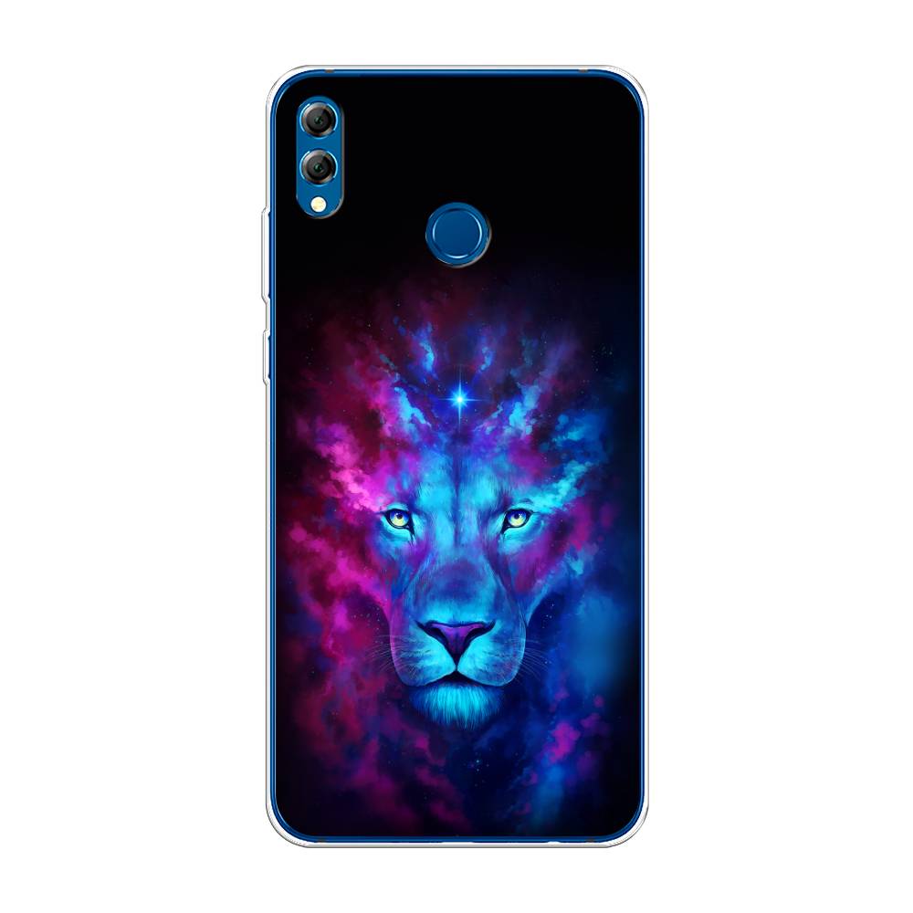 

Чехол Awog на Honor 8X Max "Космический лев", Голубой, 66550-1