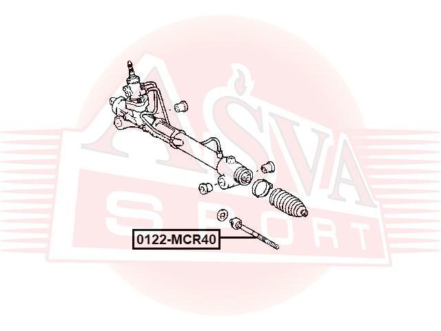 

Рулевая тяга Asva 0122mcr40