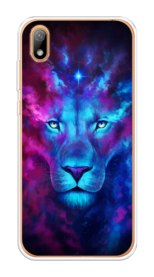 

Чехол Awog на Honor 8S "Космический лев", Голубой, 69150-1