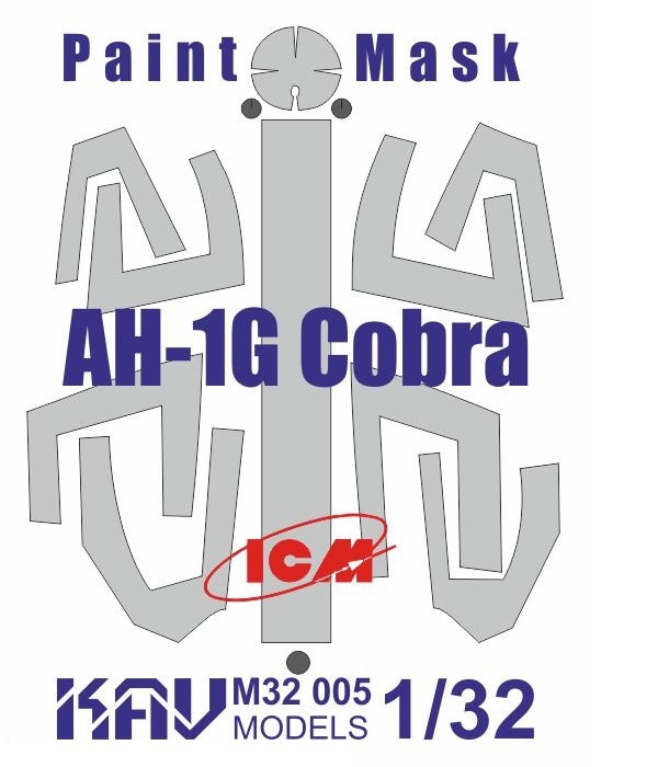 

KAVM32005 Окрасочная маска на AH-1G Cobra ICM 32060