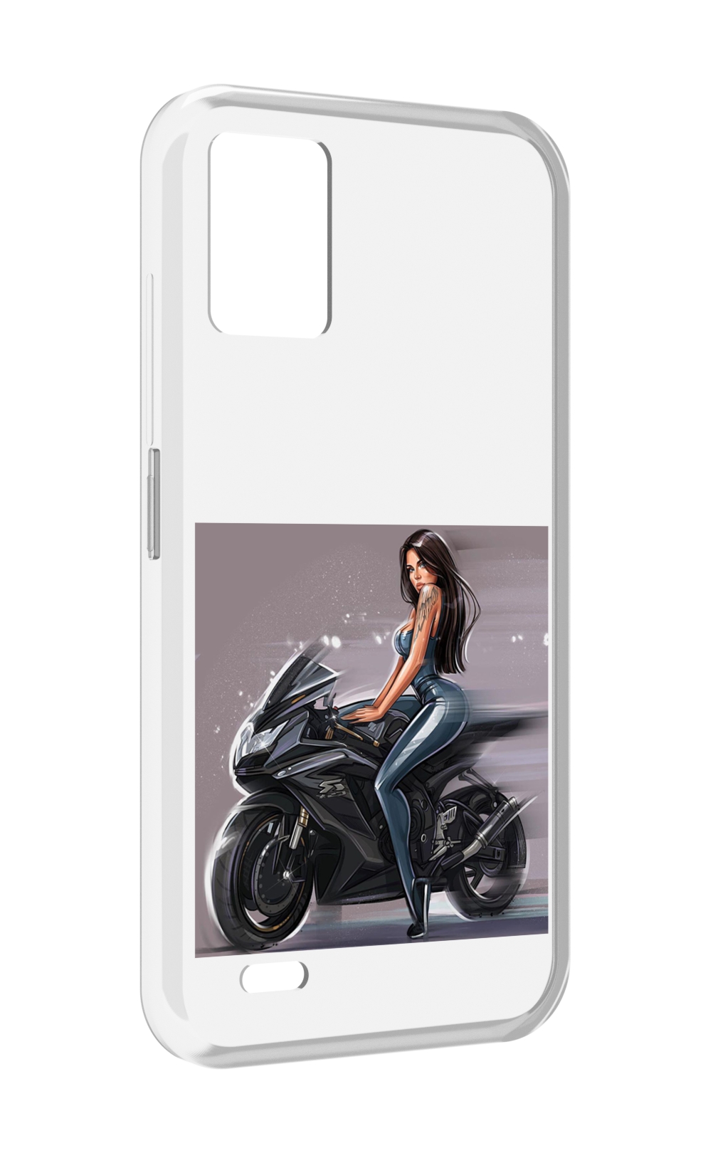 

Чехол MyPads девушка-на-мотоцикле для UMIDIGI Bison 1, Прозрачный, Tocco