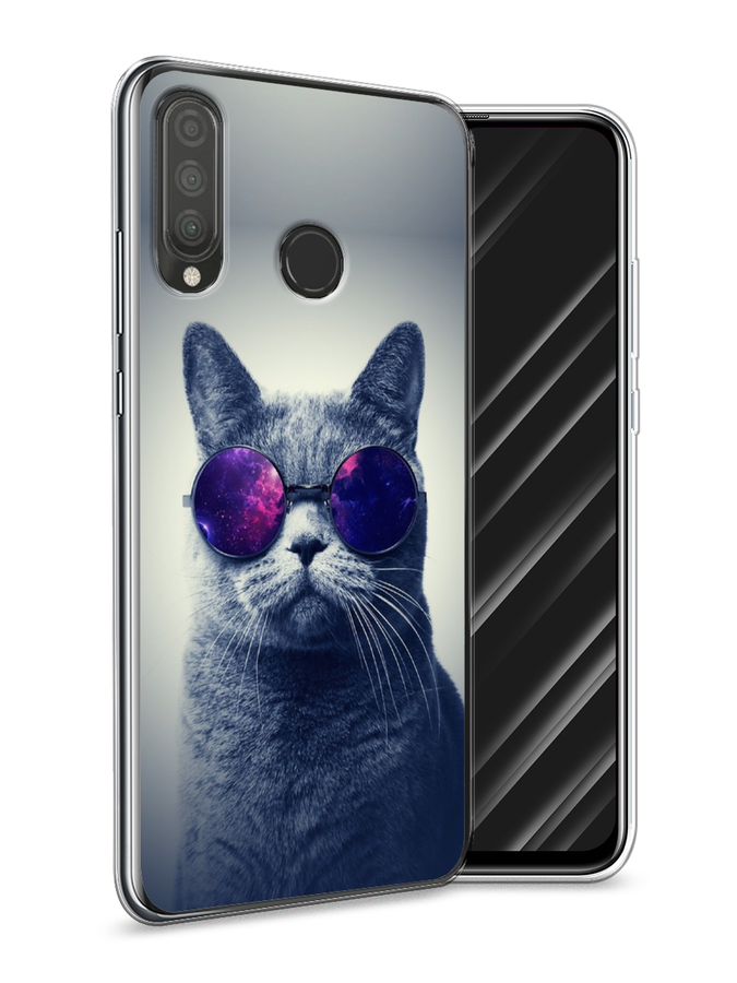

Чехол Awog на Huawei P30 Lite "Космический кот", Красный, 67950-1