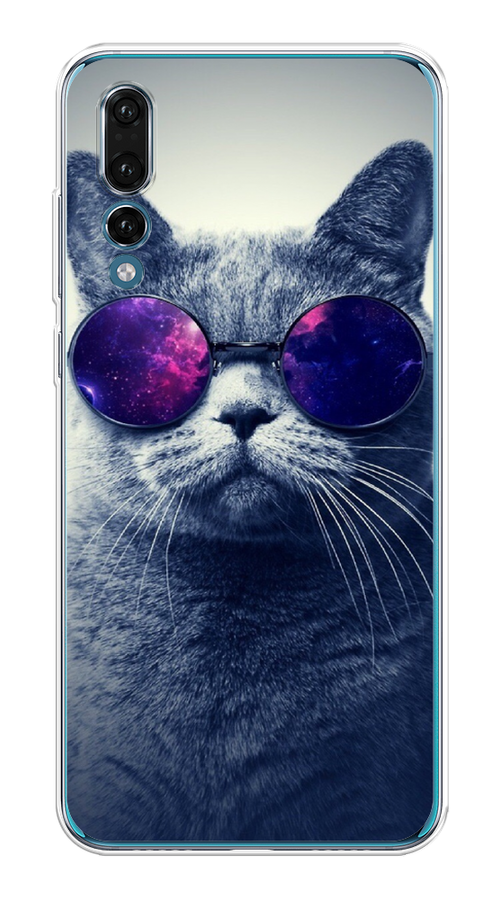 

Чехол Awog на Huawei P20 Pro "Космический кот", Красный, 65050-1