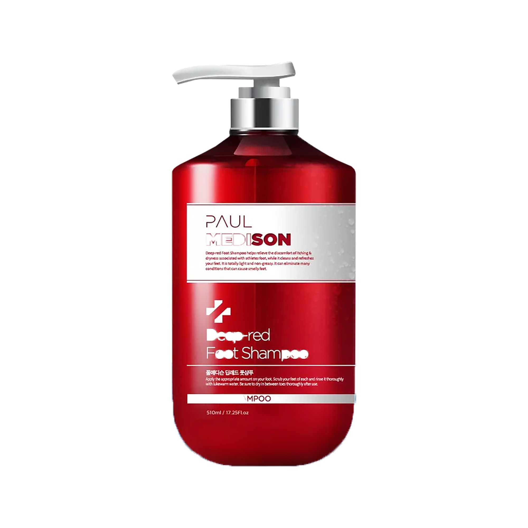 

Гель для ног Paul Medison Deep-red Foot Shampoo с растительными экстрактами, 510мл