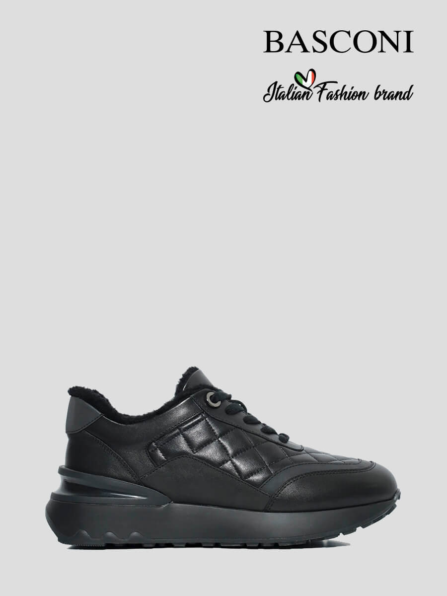 

Кроссовки женские BASCONI 103970B-QM черные 37 RU, Черный, 103970B-QM