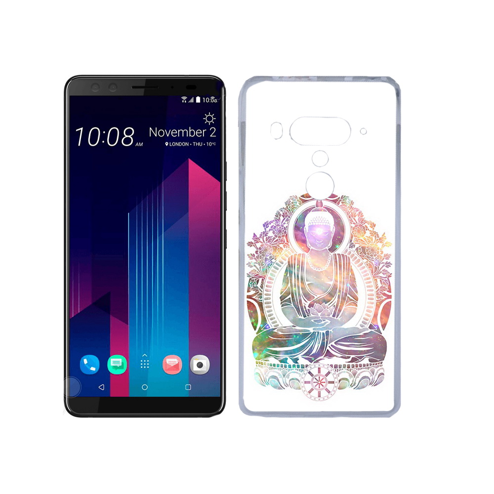 

Чехол MyPads Tocco для HTC U12+ умный мужчина абстракция, Прозрачный, Tocco