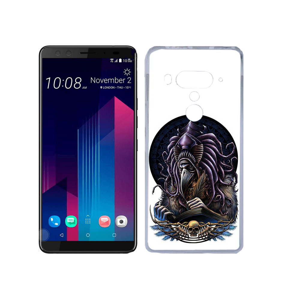 

Чехол MyPads Tocco для HTC U12+ умный ворон, Прозрачный, Tocco