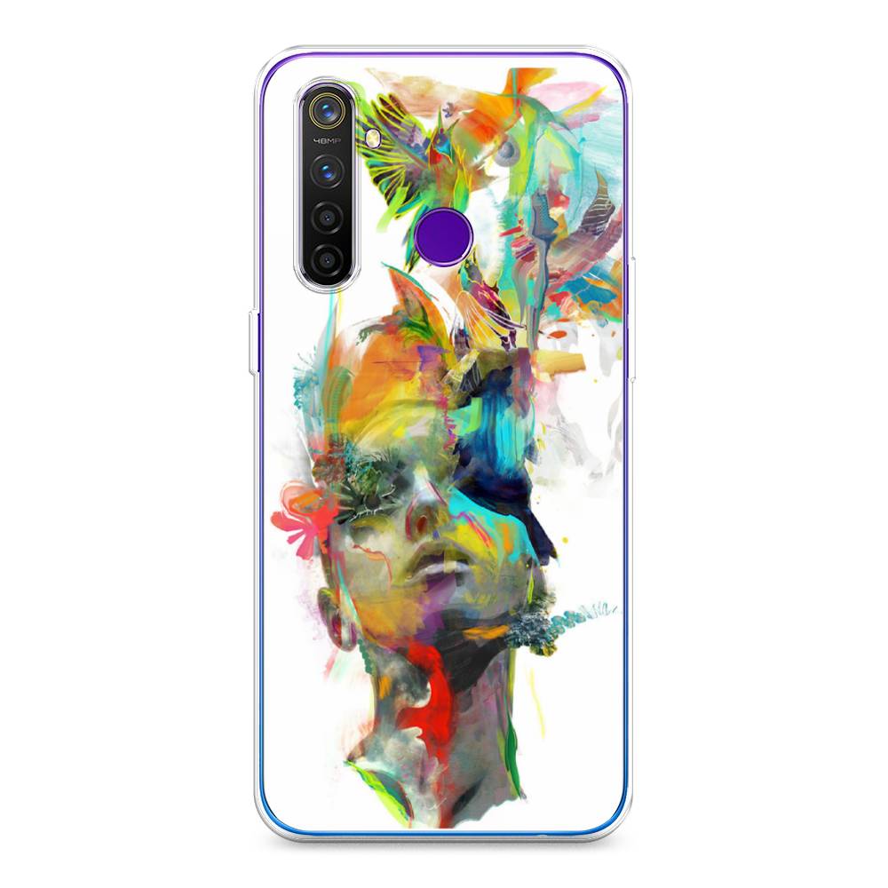 

Чехол Awog на Realme 5 Pro "Теория мечты", Разноцветный, 251650-10