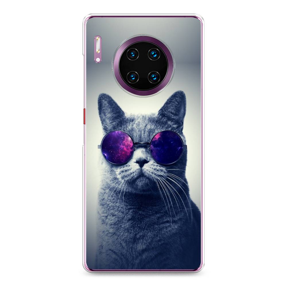 

Чехол Awog на Huawei Mate 30 Pro "Космический кот", Красный, 610450-1