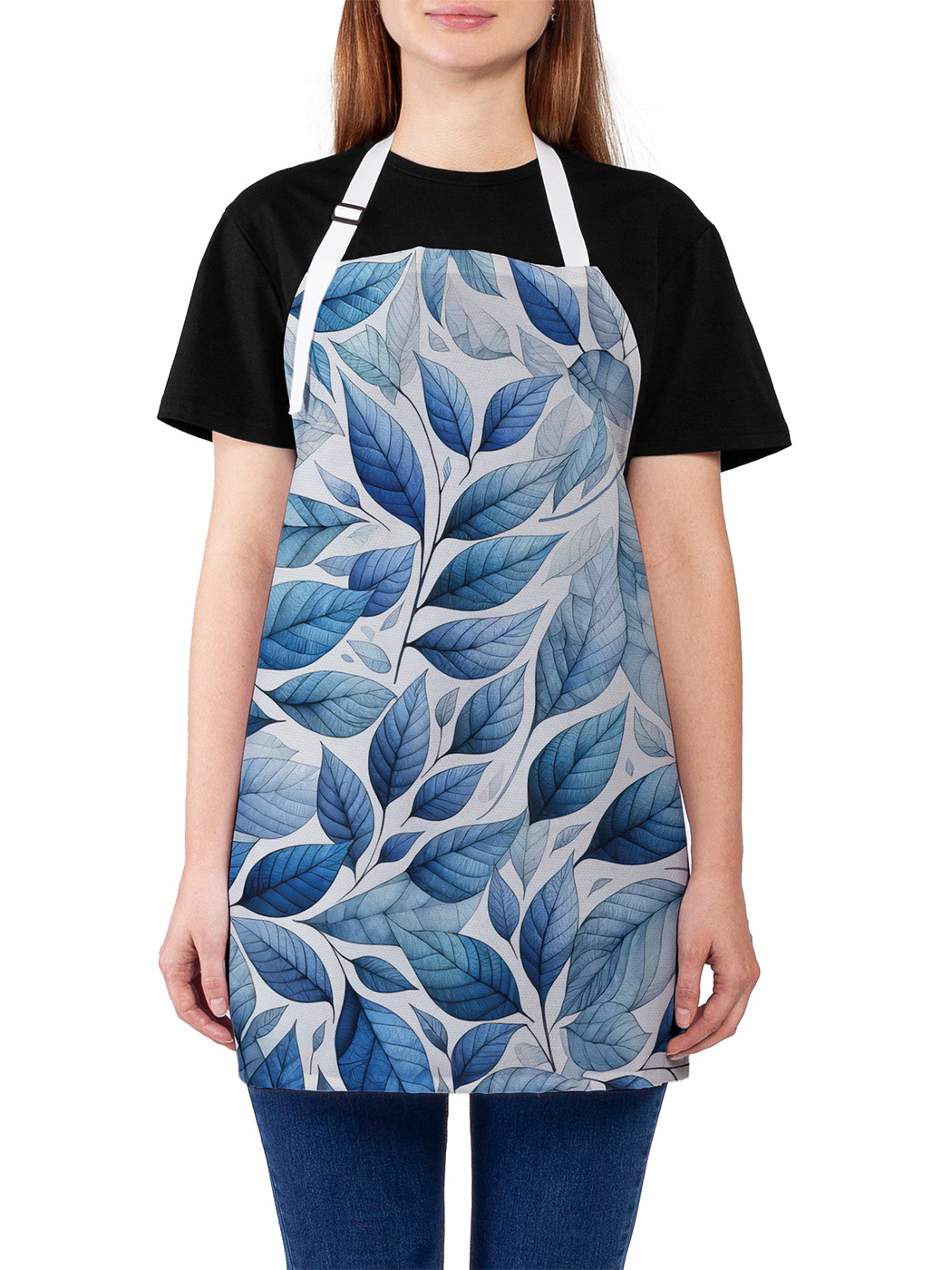 

Фартук кухонный JoyArty Многообразие листков, ap_sd1635, Голубой