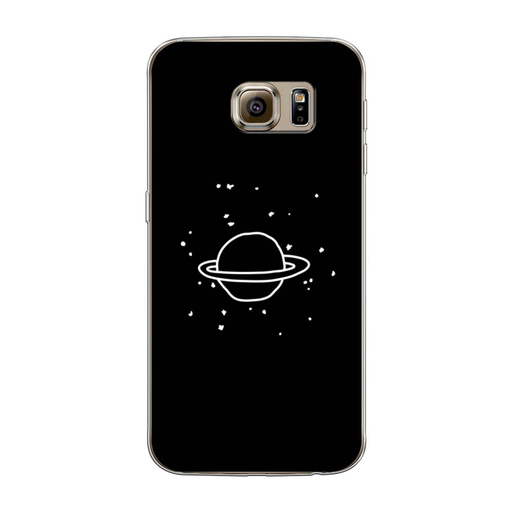 

Чехол Awog на Samsung Galaxy S6 edge "Дудл Юпитера", Белый;черный, 24450-4