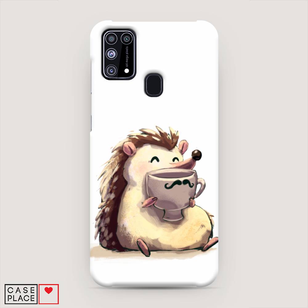 

Пластиковый чехол "Еж кофеман" на Samsung Galaxy M31, 2100720-7
