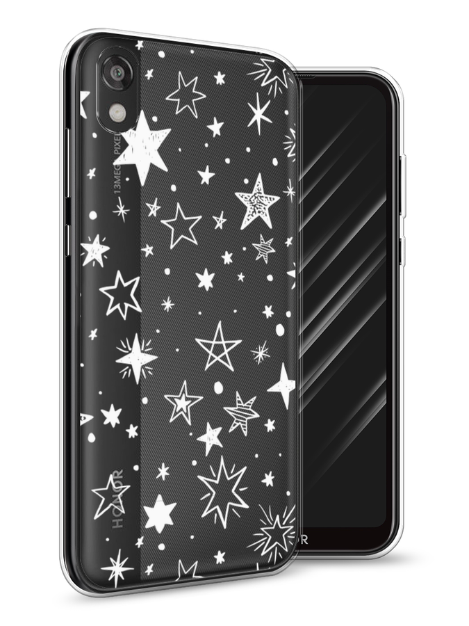 

Чехол Awog на Honor 8S Prime "Звездочки графика белая", Разноцветный, 6103950-7