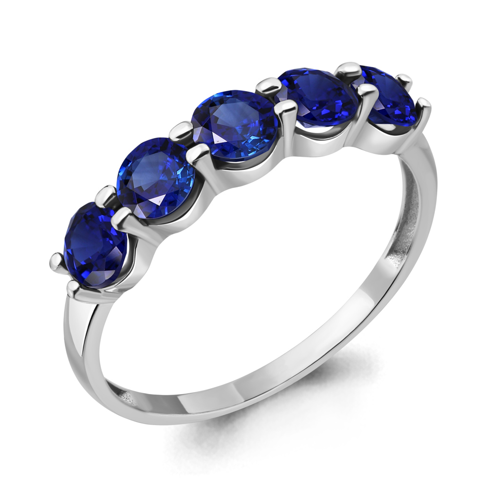 

Кольцо из серебра с сапфиром р. 20 Aquamarine 69364Н_925_р, 69364Н_925_р