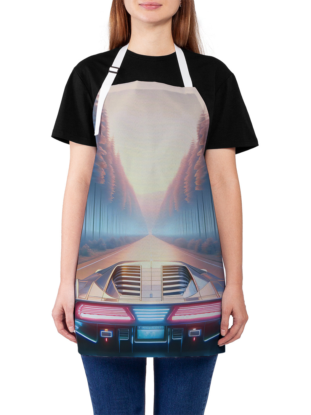 

Фартук кухонный JoyArty Автомобиль, ap_sd1559, Розовый