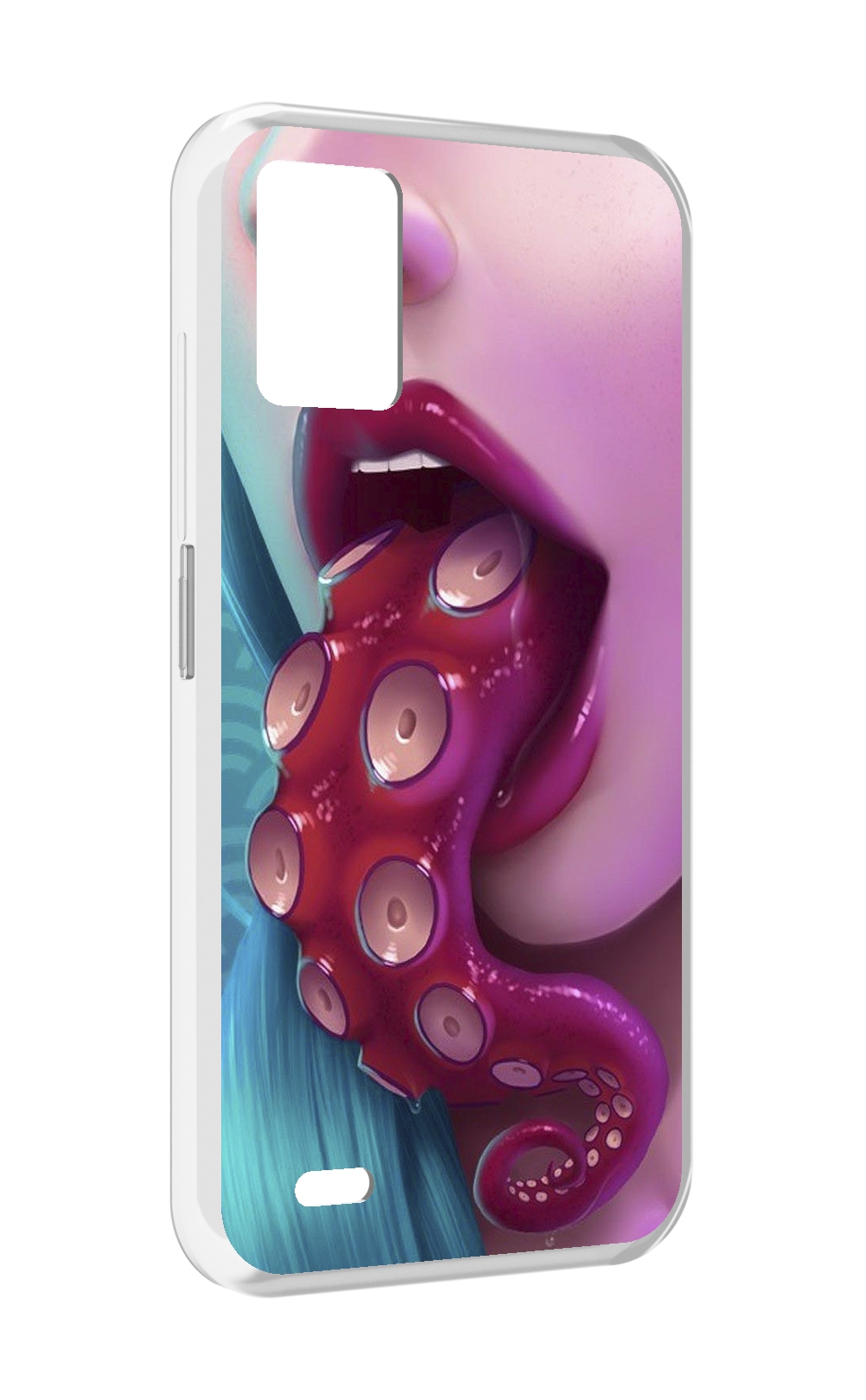 

Чехол MyPads девушка с щупальцой женский для UMIDIGI Bison 1, Прозрачный, Tocco