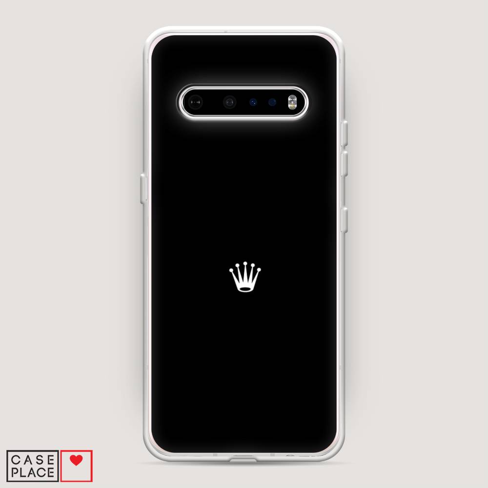 фото Чехол awog "белая корона на черном фоне" для lg v60 thinq 5g