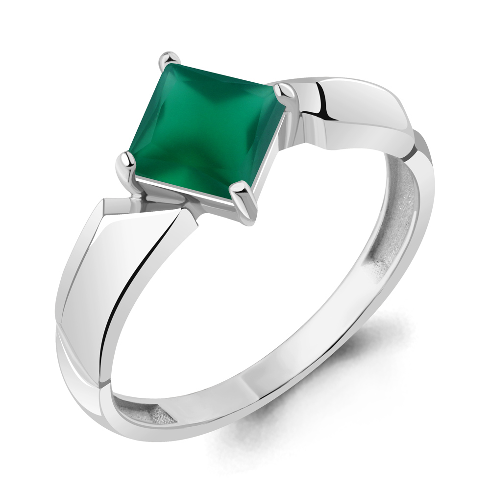 

Кольцо из серебра с агатом р. 17,5 Aquamarine 6935909_925_р, 6935909_925_р