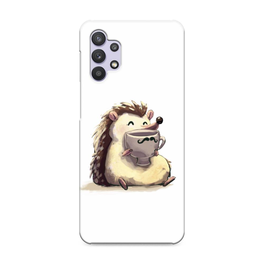 

Пластиковый чехол "Еж кофеман" на Samsung Galaxy A32, 2102020-7