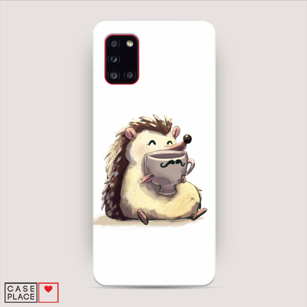 

Пластиковый чехол "Еж кофеман" на Samsung Galaxy A31, 2100320-7