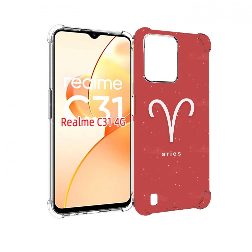 

Чехол MyPads знак-зодиака-овен-5 для OPPO Realme C31, Прозрачный, Tocco