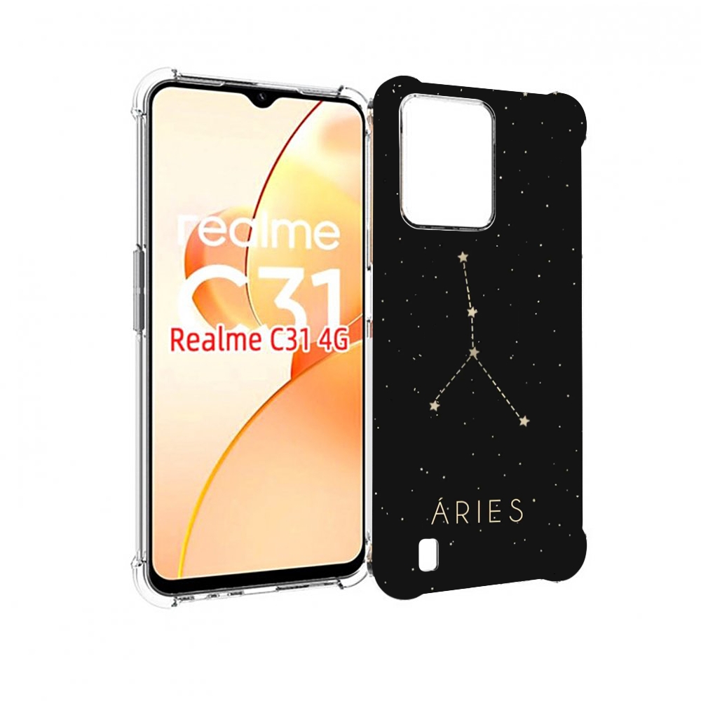 

Чехол MyPads знак-зодиака-овен-3 для OPPO Realme C31, Прозрачный, Tocco