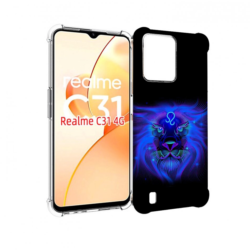 

Чехол MyPads знак-зодиака-лев-3 для OPPO Realme C31, Прозрачный, Tocco