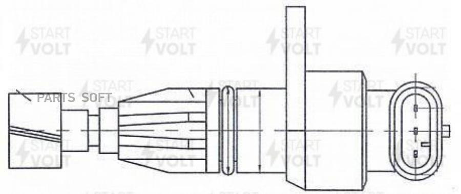 Датчик скорости для а/м Hyundai Sonata V NF (08-)/KIA Magentis (05-) 2.0i/2.7i/2.0CRDi (VS