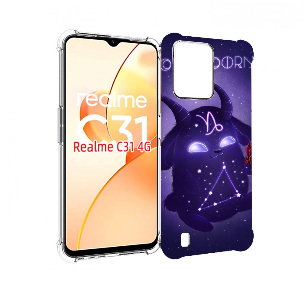 

Чехол MyPads знак-зодиака-козерог-7 для OPPO Realme C31, Прозрачный, Tocco