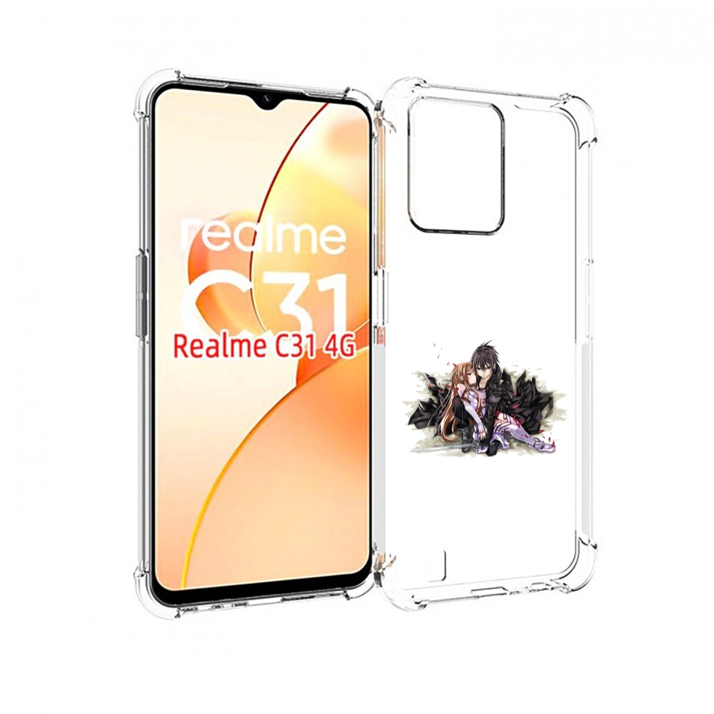 

Чехол MyPads аниме асуна для OPPO Realme C31, Прозрачный, Tocco