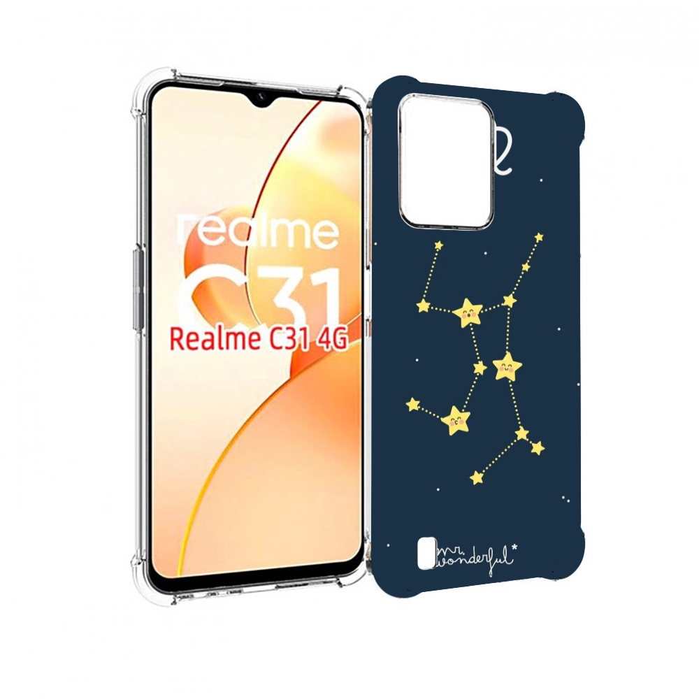 

Чехол MyPads знак-зодиака-дева-3 для OPPO Realme C31, Прозрачный, Tocco