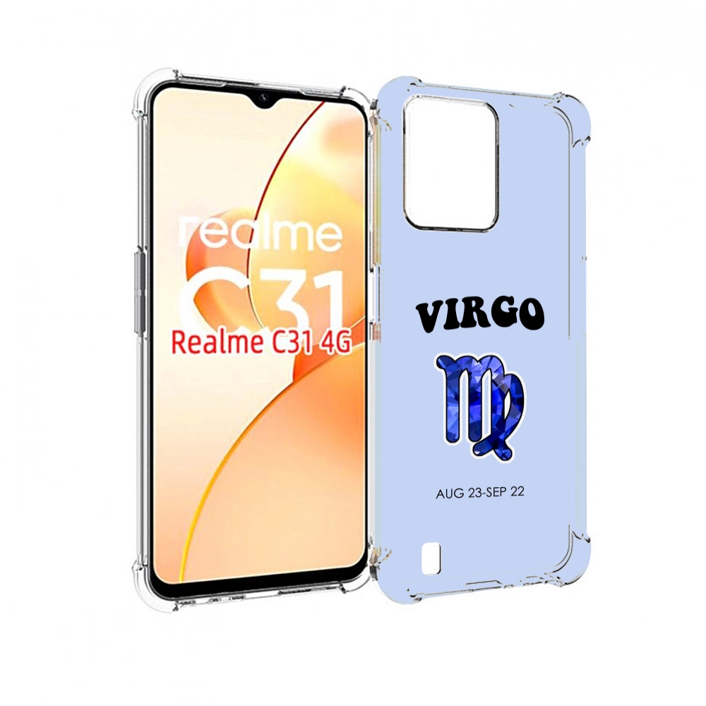 

Чехол MyPads знак-зодиака-дева-1 для OPPO Realme C31, Прозрачный, Tocco