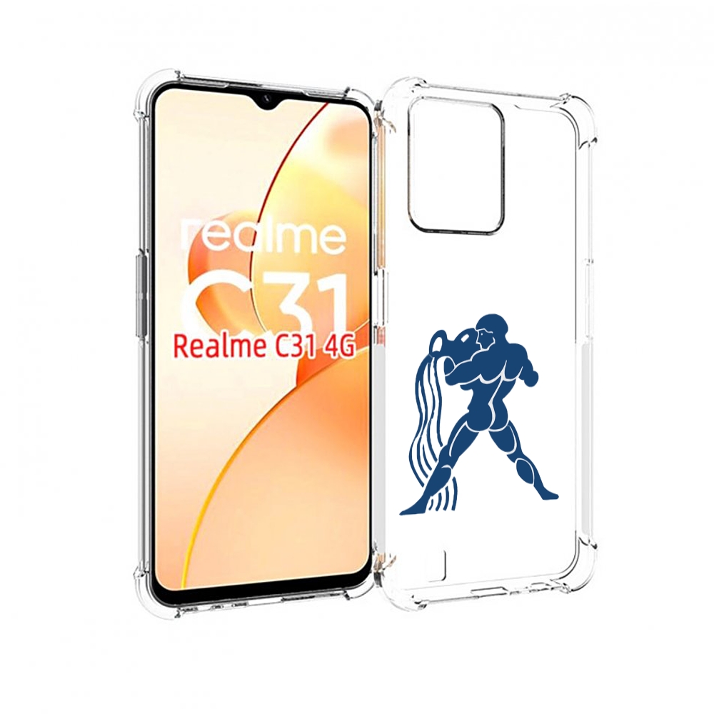 

Чехол MyPads знак-зодиака-водолей7 для OPPO Realme C31, Прозрачный, Tocco