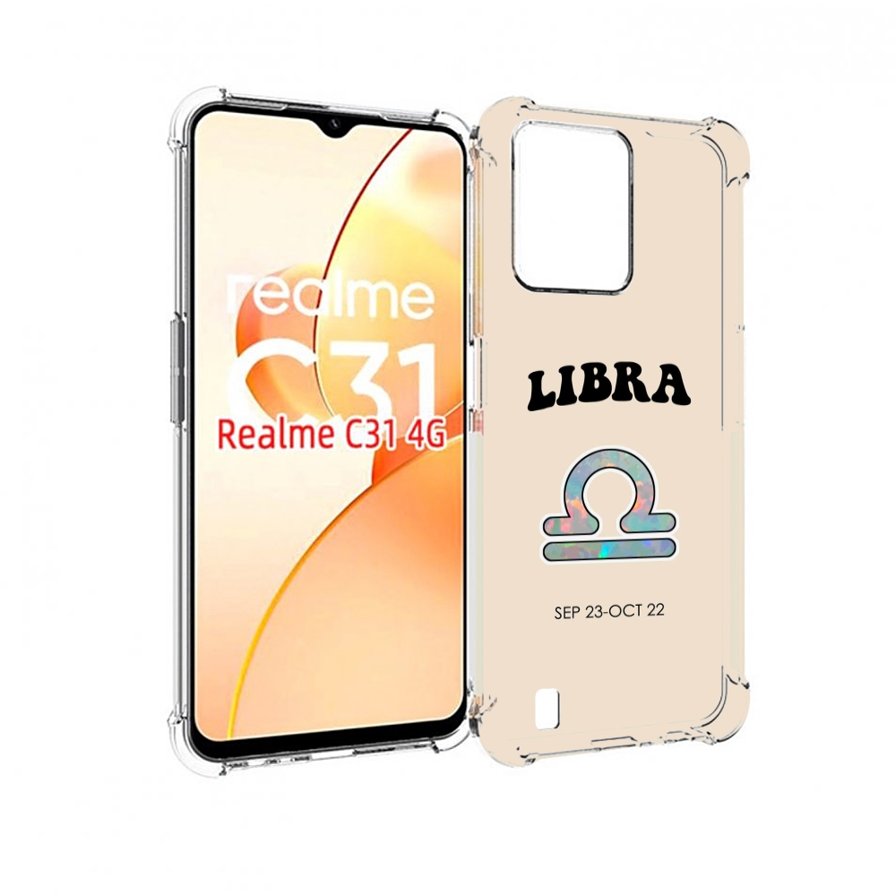 

Чехол MyPads знак-зодиака-весы-6 для OPPO Realme C31, Прозрачный, Tocco