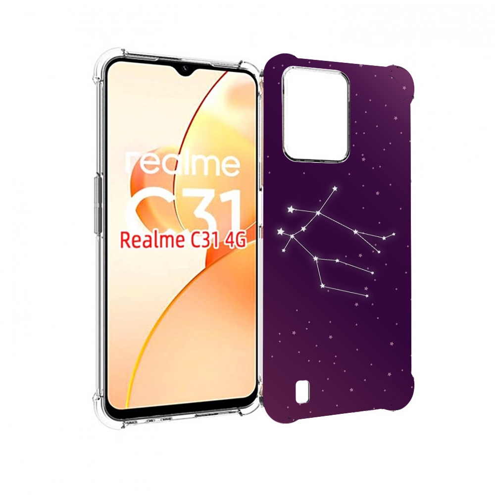

Чехол MyPads знак-зодиака-близнецы-4 для OPPO Realme C31, Прозрачный, Tocco