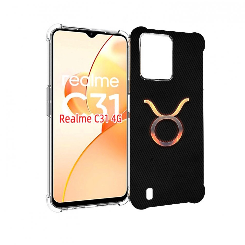 Чехол MyPads знак зодиака телец 5 для OPPO Realme C31