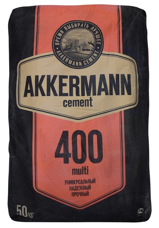 

Цемент универсальный Akkermann 400 Multi 50 кг, Серый