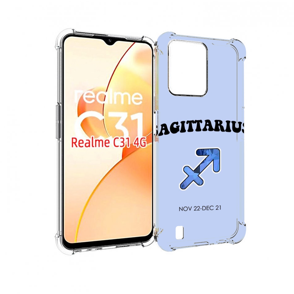 

Чехол MyPads знак зодиака стрелец 1 для OPPO Realme C31, Прозрачный, Tocco