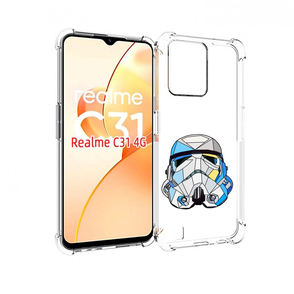 

Чехол MyPads star wars дарт вейдер для OPPO Realme C31, Прозрачный, Tocco