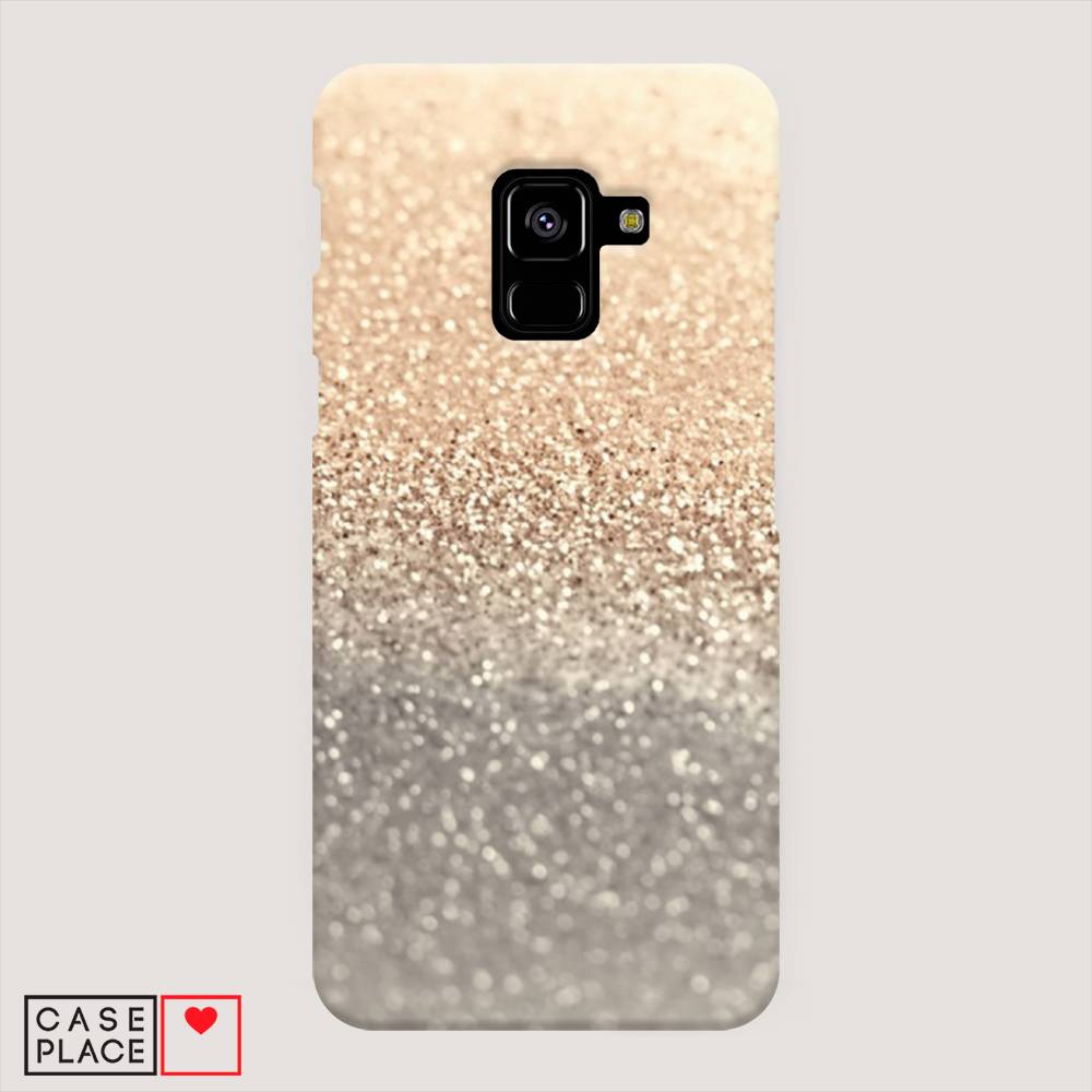 

Пластиковый чехол "Песок золотой рисунок" на Samsung Galaxy A8 2018