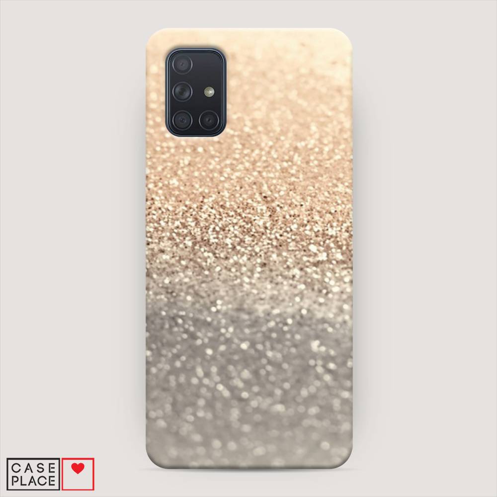 

Пластиковый чехол "Песок золотой рисунок" на Samsung Galaxy A71