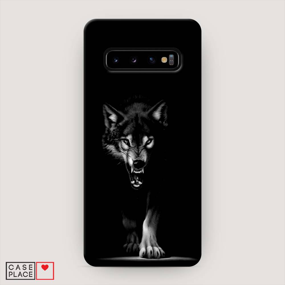 

Пластиковый чехол "Волк выходит из ночи" на Samsung Galaxy S10, 27020-1