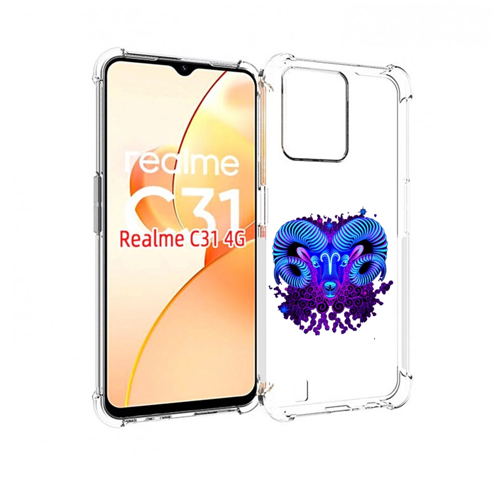 фото Чехол mypads знак зодиака овен 2 для oppo realme c31