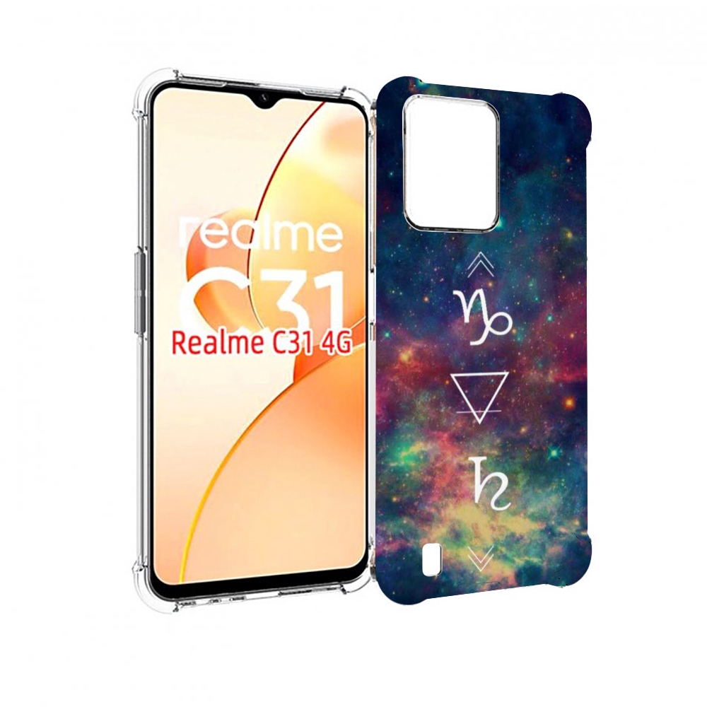 

Чехол MyPads знак зодиака козерог 5 для OPPO Realme C31, Прозрачный, Tocco