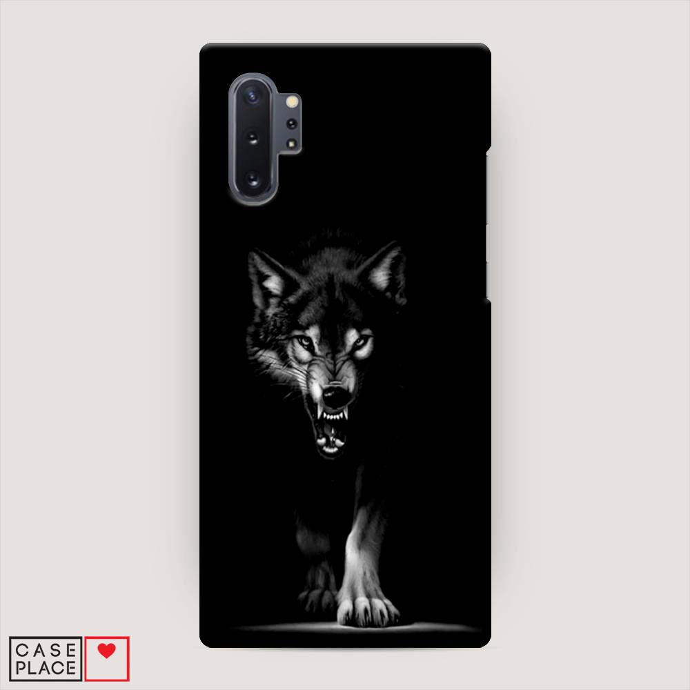 

Пластиковый чехол "Волк выходит из ночи" на Samsung Galaxy Note 10 +, 28520-1
