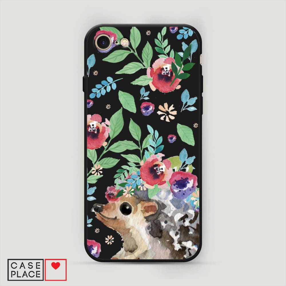 

Чехол Awog на Apple iPhone SE 2022 / Айфон SE 2022 "Ежик в цветах акварель", Разноцветный, 14852-1