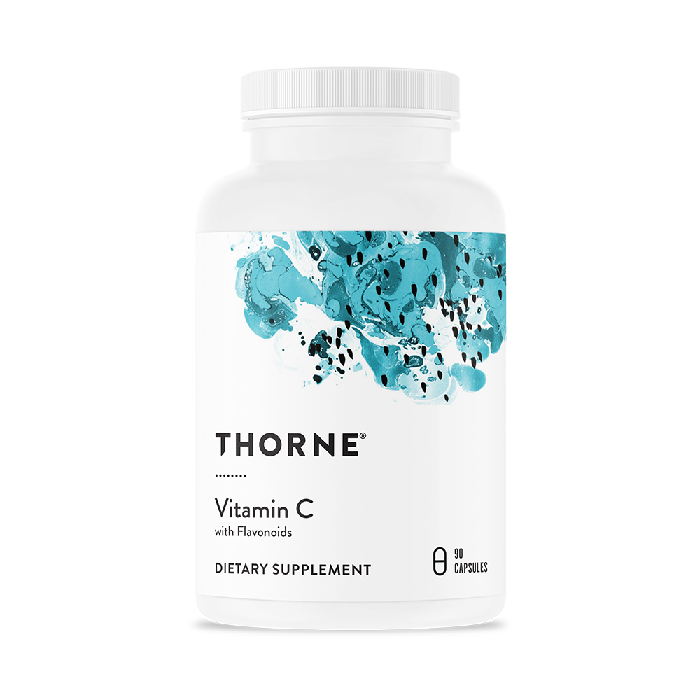 Витамин С Thorne Research с флавоноидами, 90 капсул