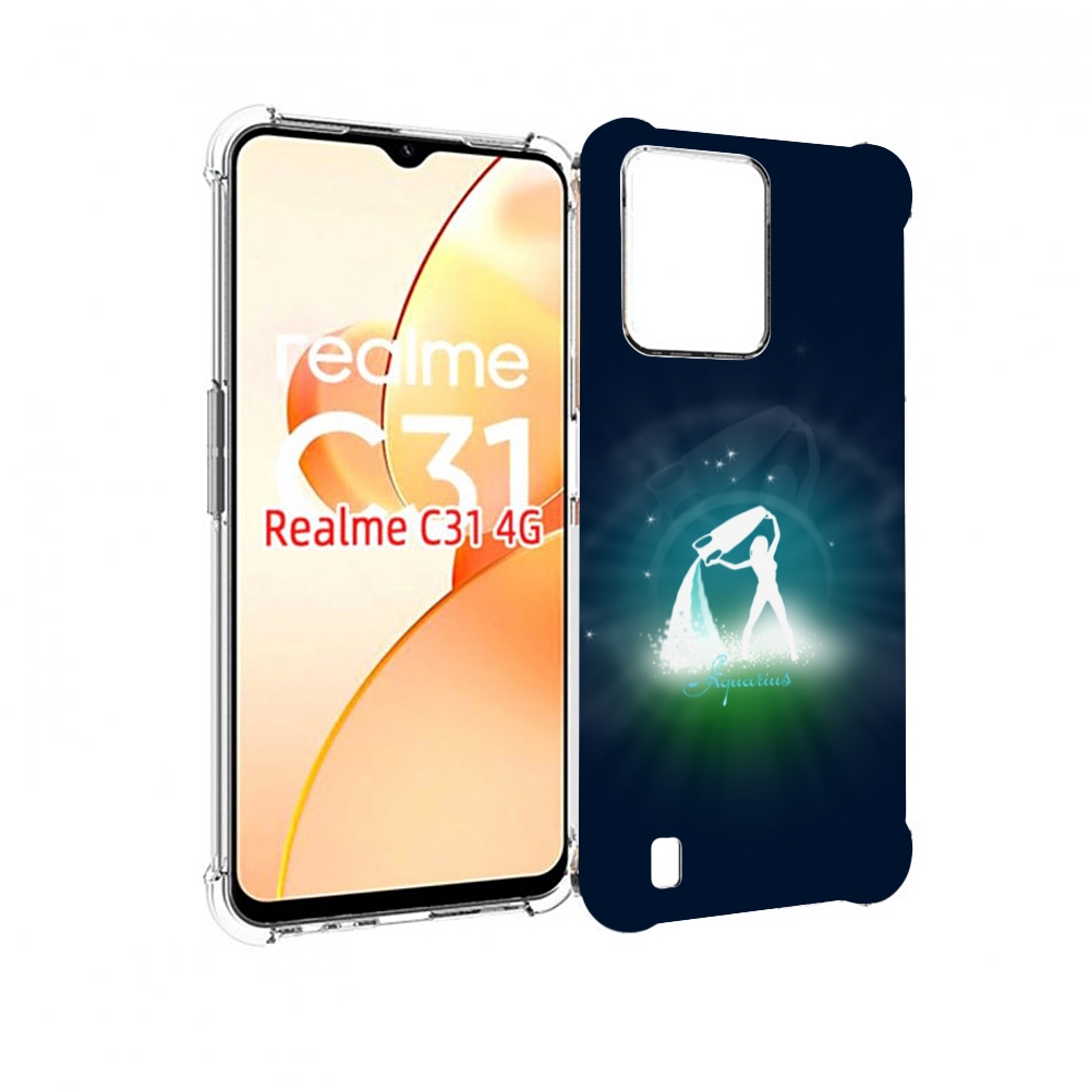 

Чехол MyPads знак зодиака водолеи 1 для OPPO Realme C31, Прозрачный, Tocco